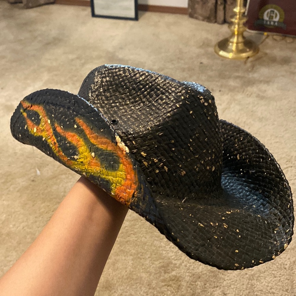Peter Grimm flame cowboy hat